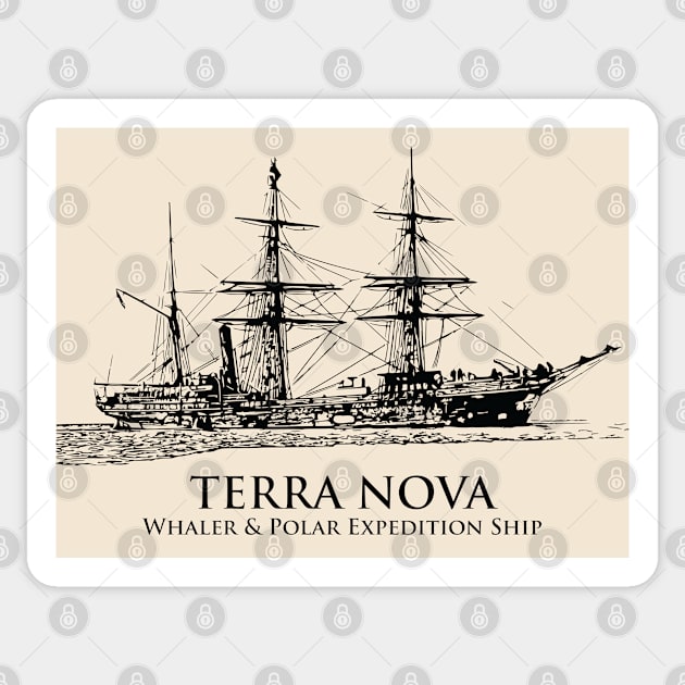 Terra Nova - Whaler & Polar Expedition Ship Sticker by Lakeric